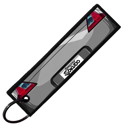 "GREY 370Z PORTRAIT" CUSTOM KEY TAG