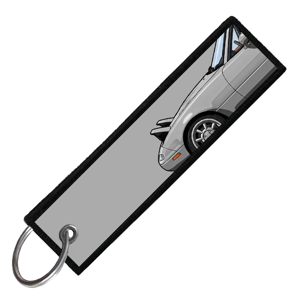"GREY MIATA SIDE PROFILE" CUSTOM KEY TAG
