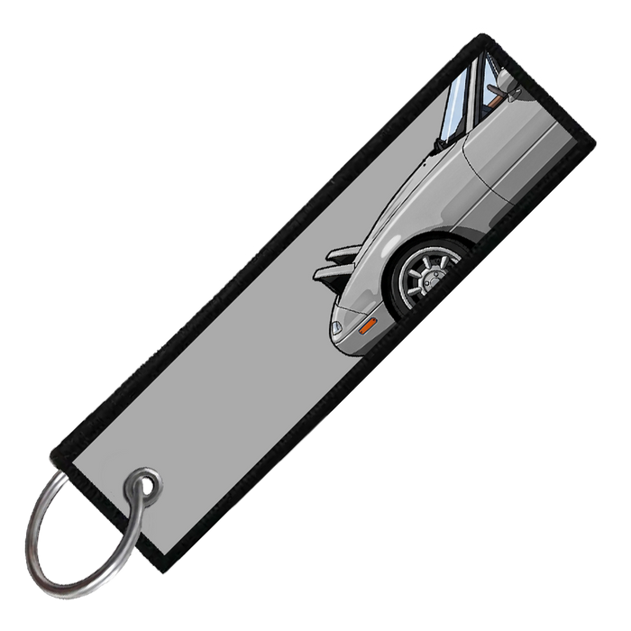 "GREY MIATA SIDE PROFILE" CUSTOM KEY TAG