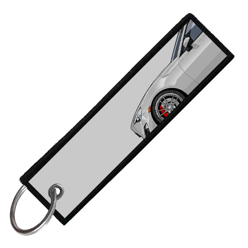 "GREY BRZ/86/FRS SIDE PROFILE" CUSTOM KEY TAG