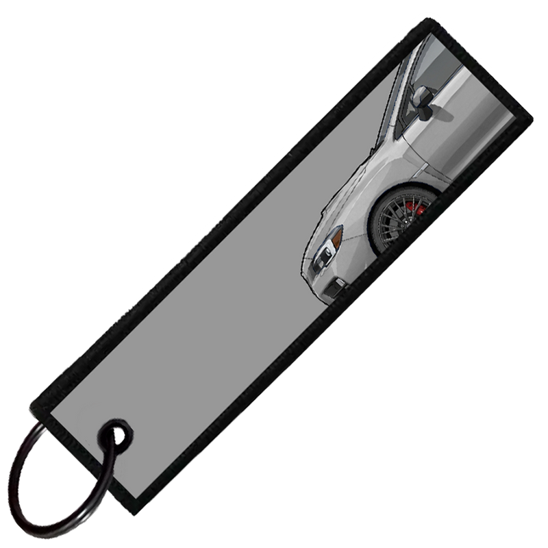 "GREY WRX STI SIDE PROFILE" CUSTOM KEY TAG