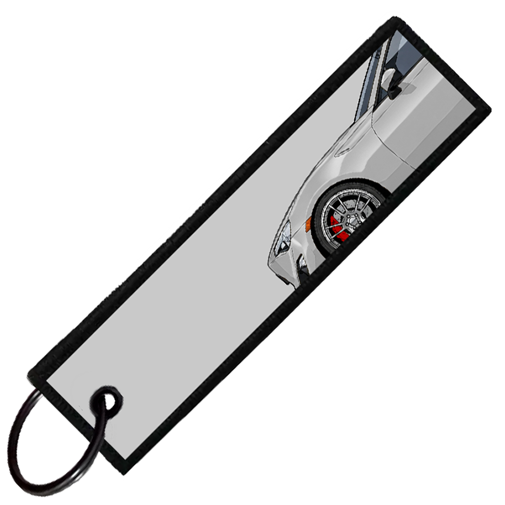 "GREY BRZ/86/FRS SIDE PROFILE" CUSTOM KEY TAG