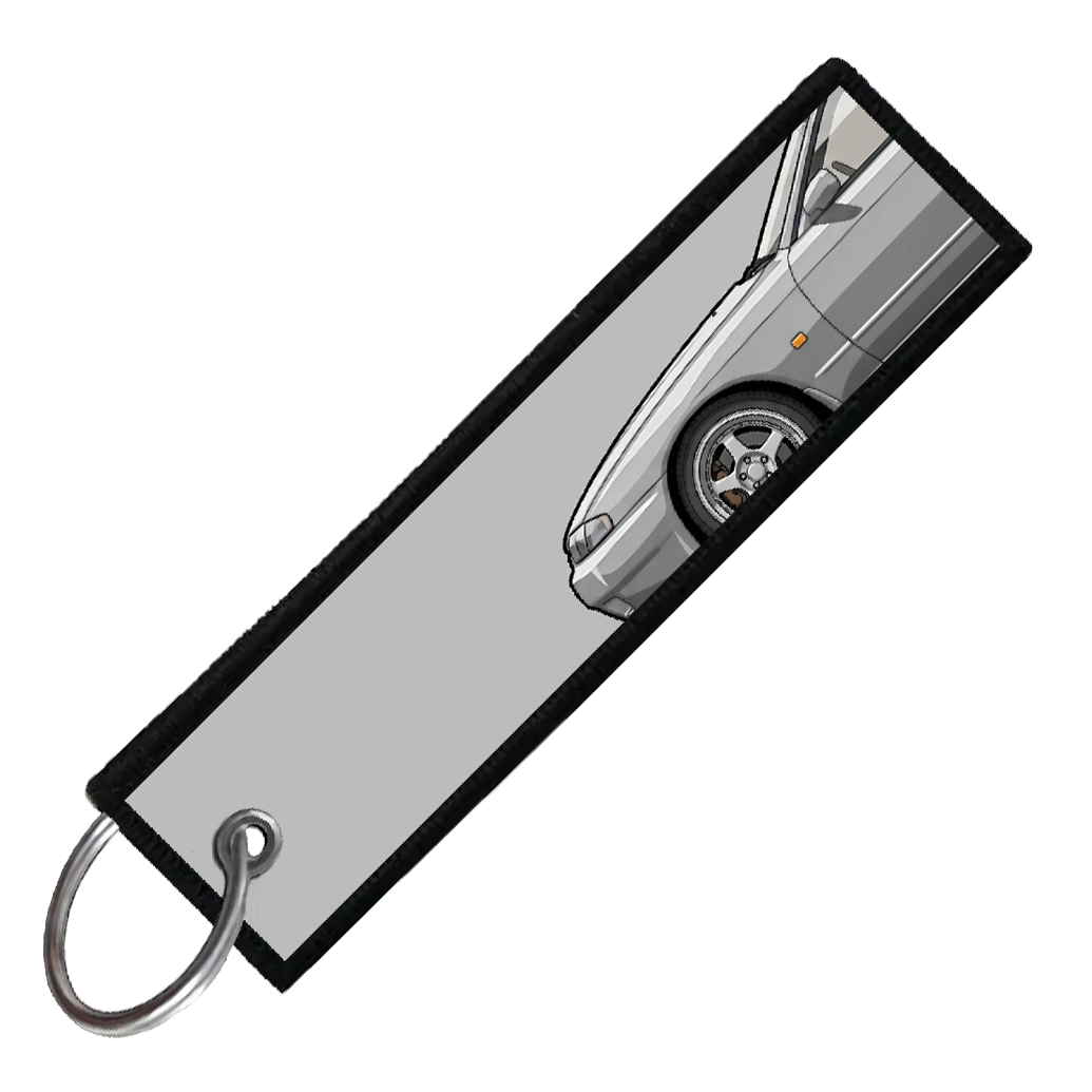 "GREY R32 SIDE PROFILE" CUSTOM KEY TAG