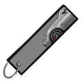 "GREY 370Z SIDE PROFILE" CUSTOM KEY TAG