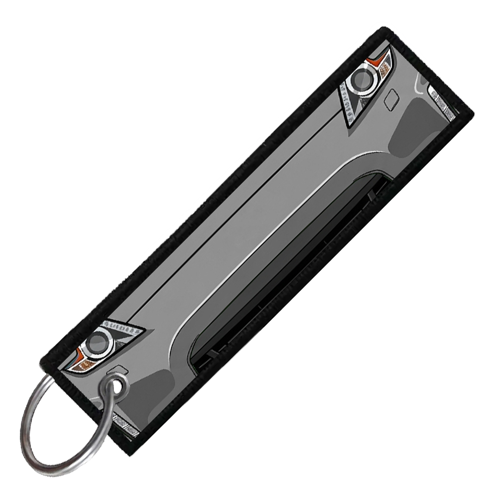 "GREY 370Z PORTRAIT" CUSTOM KEY TAG