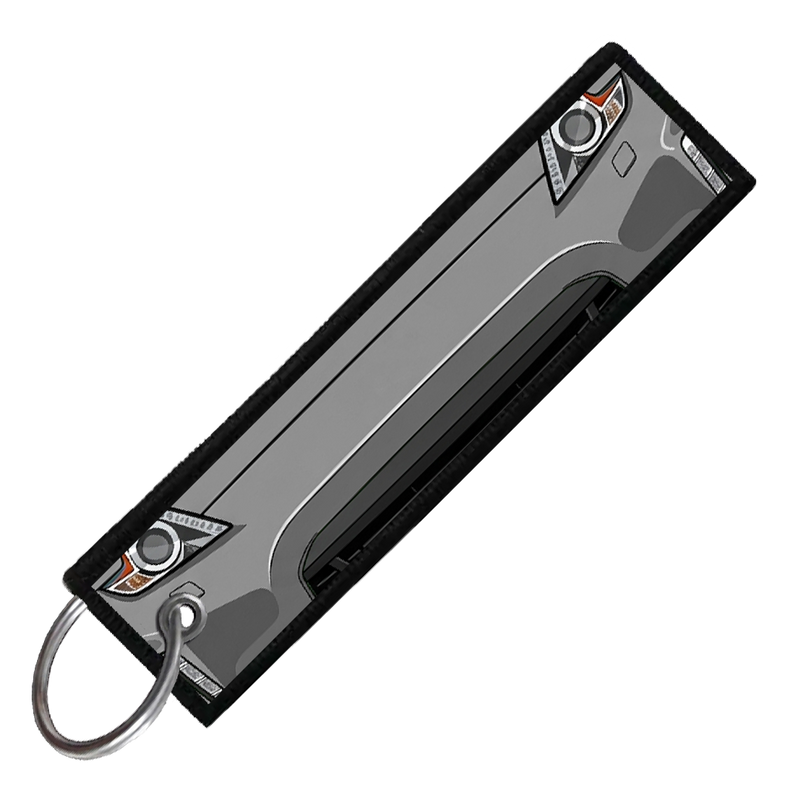 "GREY 370Z PORTRAIT" CUSTOM KEY TAG