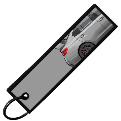 "GREY WRX STI SIDE PROFILE" CUSTOM KEY TAG
