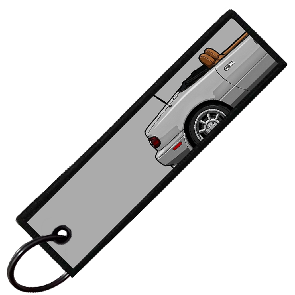 "GREY MIATA SIDE PROFILE" CUSTOM KEY TAG