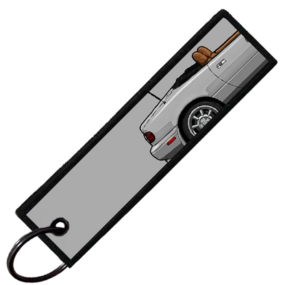 "GREY MIATA SIDE PROFILE" CUSTOM KEY TAG