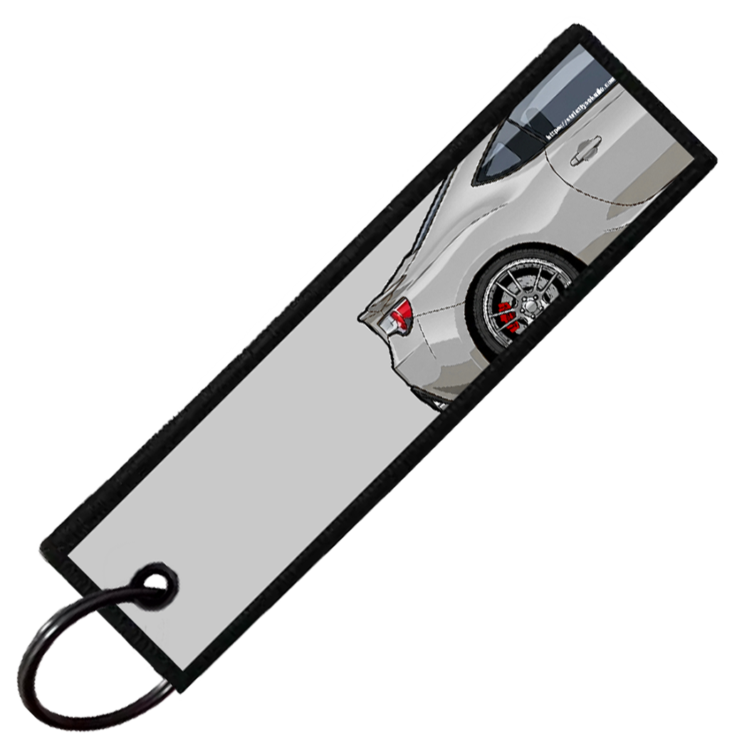 "GREY BRZ/86/FRS SIDE PROFILE" CUSTOM KEY TAG