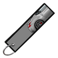 "GREY 370Z SIDE PROFILE" CUSTOM KEY TAG
