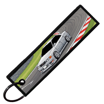 "SILVERSTONE CIRCUIT 8-BIT TRACK" CUSTOM KEY TAG
