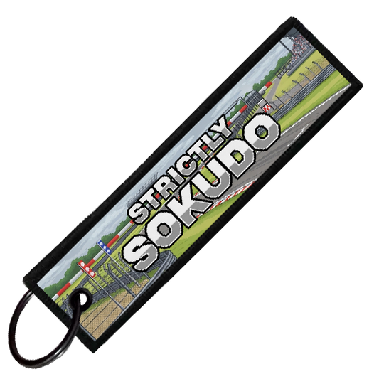 "SILVERSTONE CIRCUIT 8-BIT TRACK" CUSTOM KEY TAG
