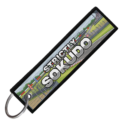"SILVERSTONE CIRCUIT 8-BIT TRACK" CUSTOM KEY TAG