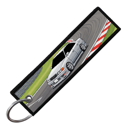 "SILVERSTONE CIRCUIT 8-BIT TRACK" CUSTOM KEY TAG