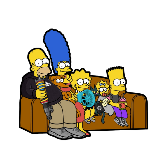 "SIMPSON FAMILY" SIMPSON DECAL