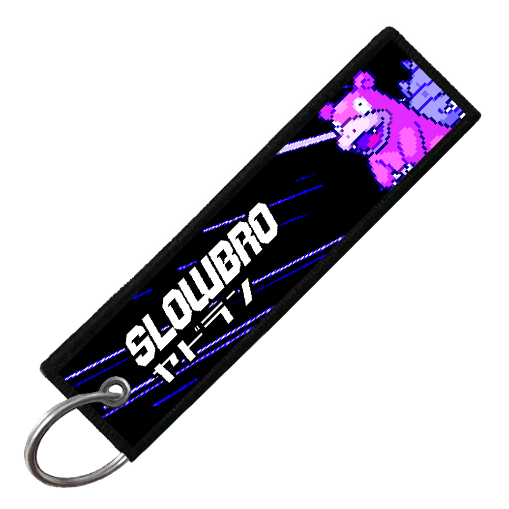 "JAPANESE SLOWBRO" CUSTOM KEY TAG