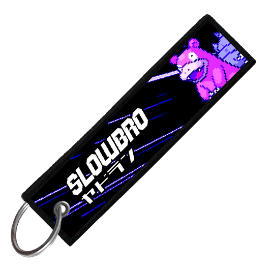 "JAPANESE SLOWBRO" CUSTOM KEY TAG