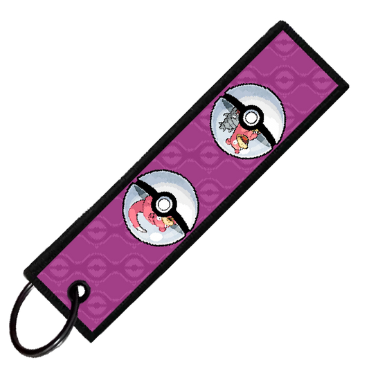 "SLOWPOKE POKEBALL EVO" CUSTOM KEY TAG
