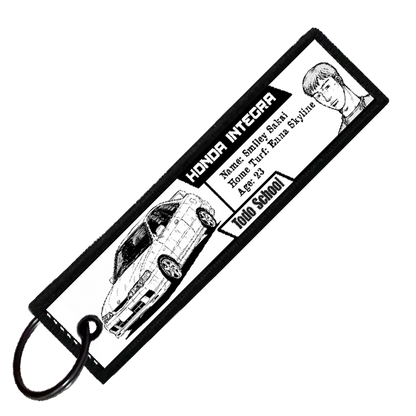 "SMILEY DRIVER STATS" CUSTOM KEY TAG