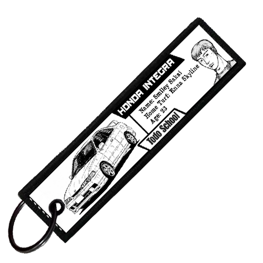 "SMILEY DRIVER STATS" CUSTOM KEY TAG