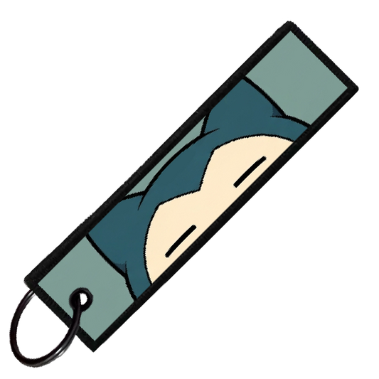 "SNORLAX PORTRAITS" CUSTOM KEY TAG