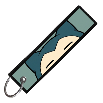 "SNORLAX PORTRAITS" CUSTOM KEY TAG