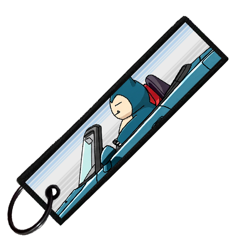 "SNORLAX CRUISER" CUSTOM KEY TAG
