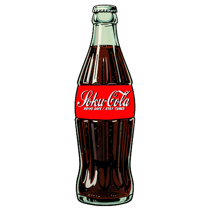 "COLA BOTTLE" SOKUDO DECAL