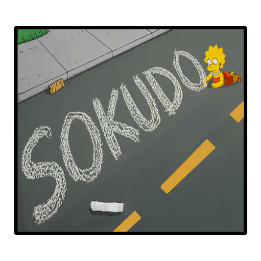 "SOKUDO CHALK" SIMPSON DECAL