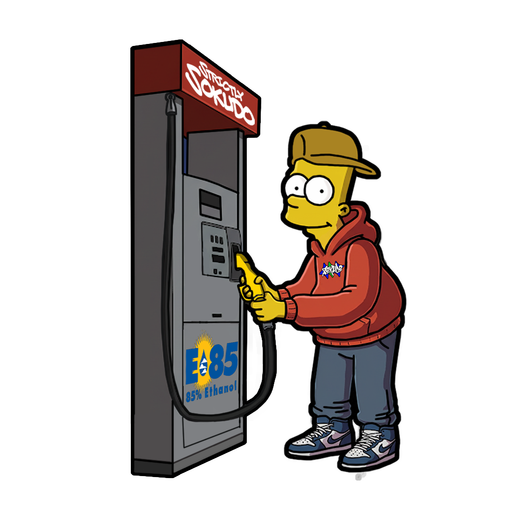 "SOKUDO GAS" SIMPSON DECAL