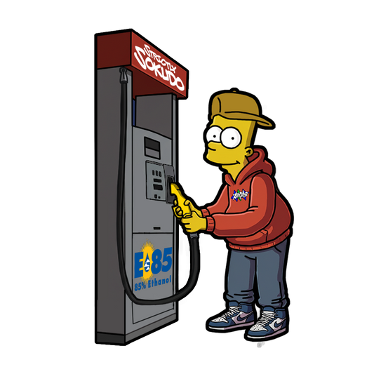 "SOKUDO GAS" SIMPSON DECAL