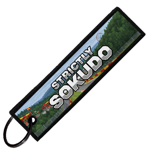 "CIRCUIT OF SPA FRANCORCH 8-BIT TRACK" CUSTOM KEY TAG