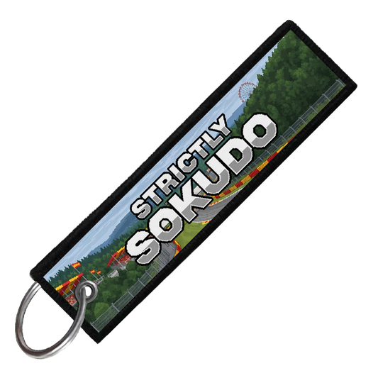 "CIRCUIT OF SPA FRANCORCH 8-BIT TRACK" CUSTOM KEY TAG