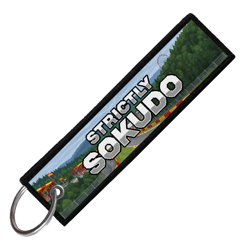"CIRCUIT OF SPA FRANCORCH 8-BIT TRACK" CUSTOM KEY TAG