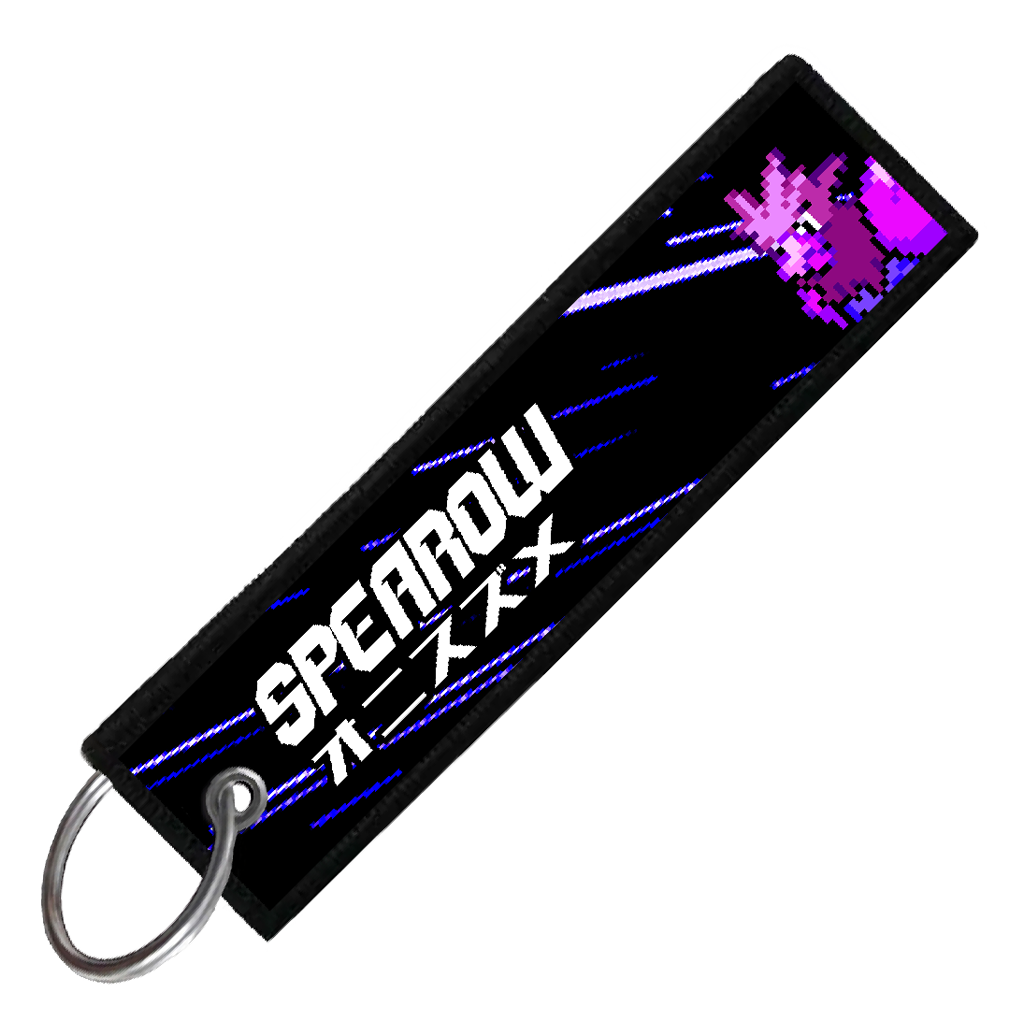 "JAPANESE SPEAROW" CUSTOM KEY TAG