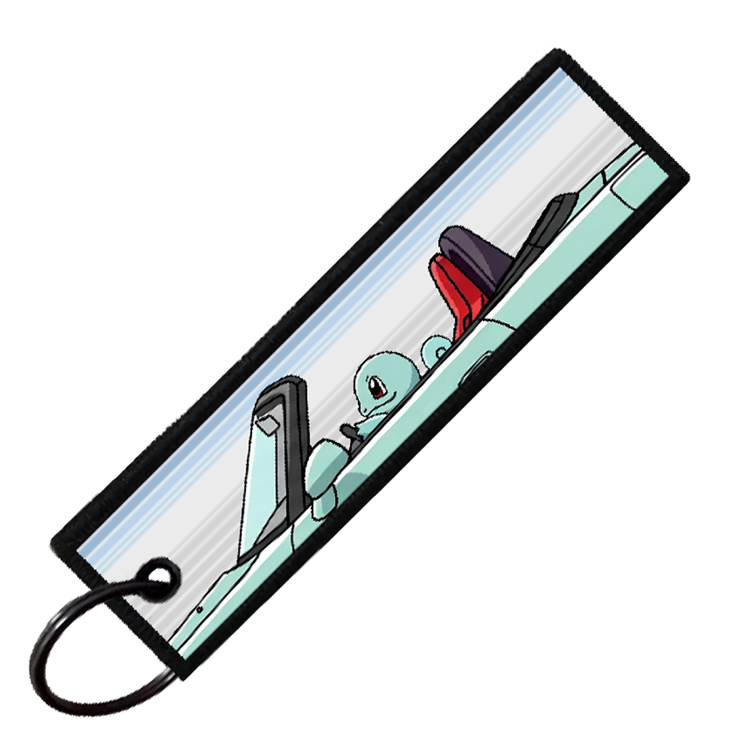 "SQUIRTLE CRUISER" CUSTOM KEY TAG