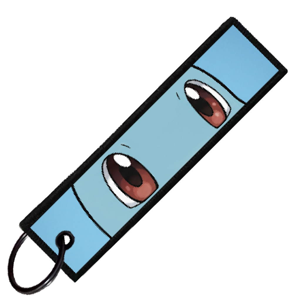 "SQUIRTLE PORTRAITS" CUSTOM KEY TAG