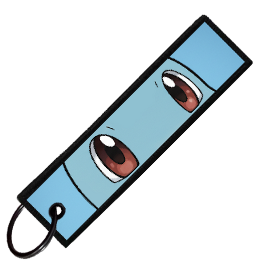 "SQUIRTLE PORTRAITS" CUSTOM KEY TAG