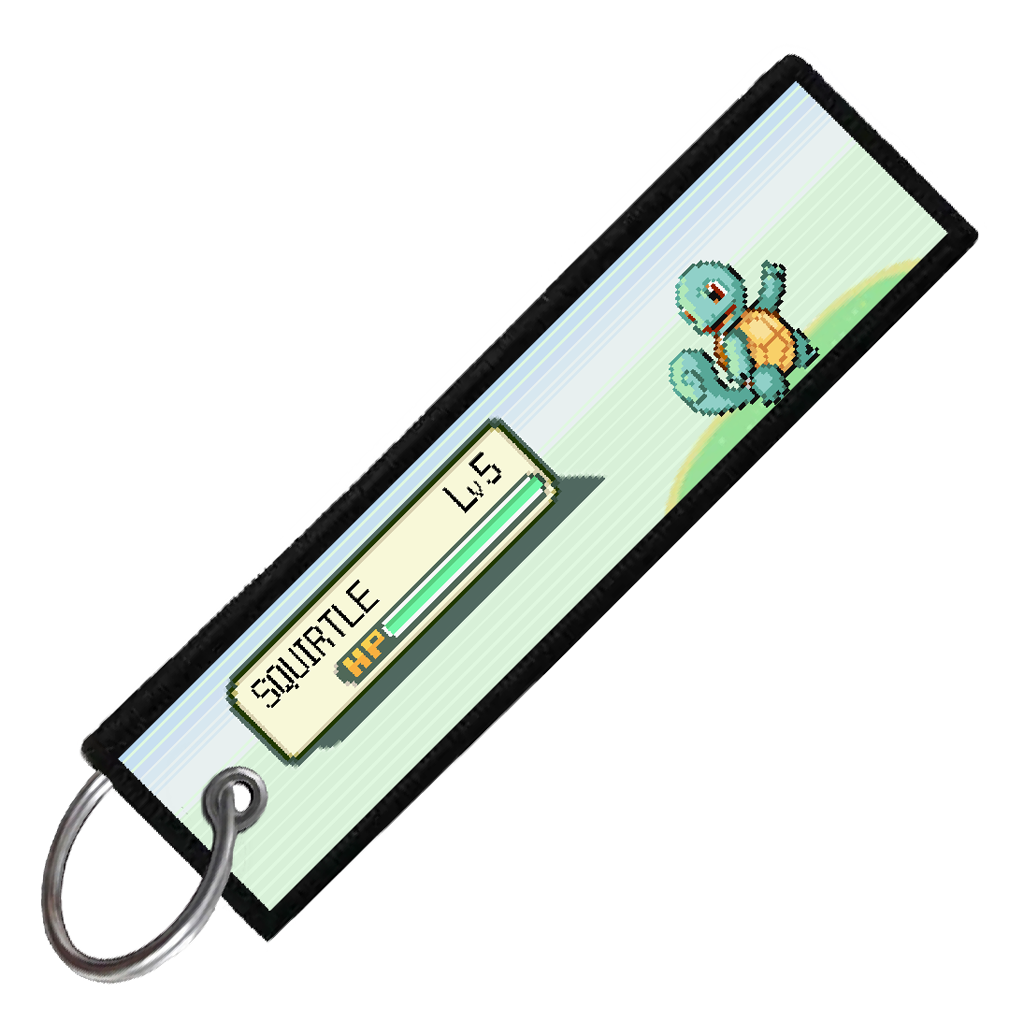 "SQUIRTLE BATTLE ENCOUNTER" CUSTOM KEY TAG