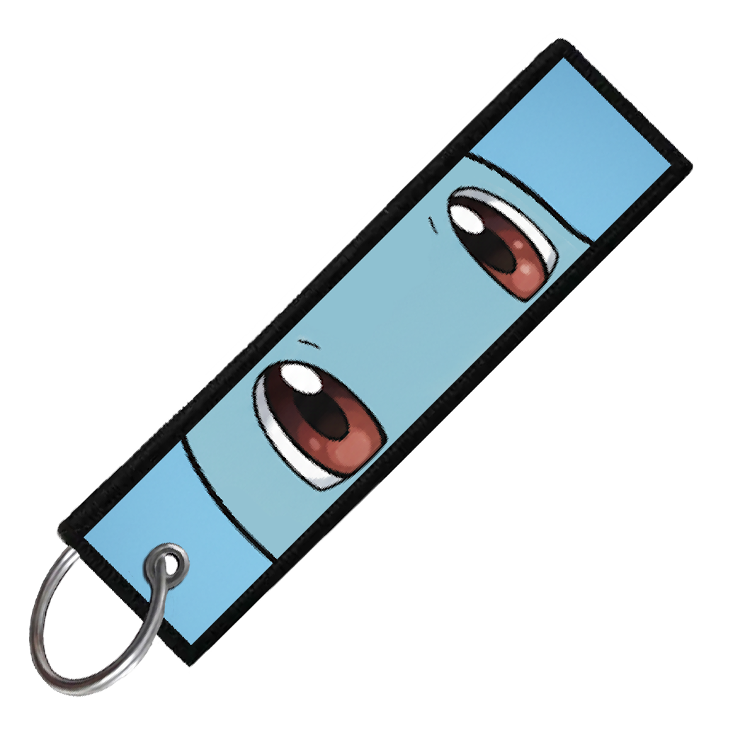 "SQUIRTLE PORTRAITS" CUSTOM KEY TAG