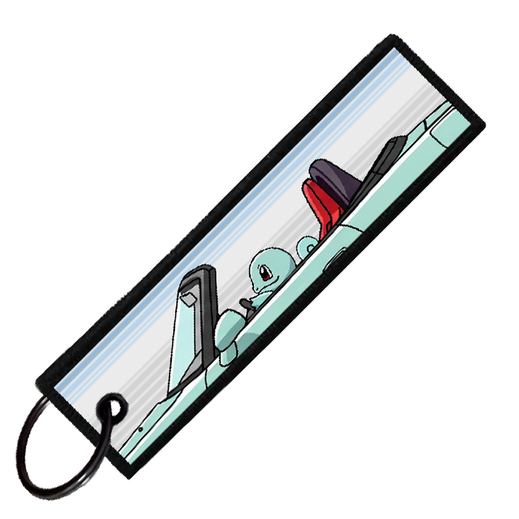 "SQUIRTLE CRUISER" CUSTOM KEY TAG