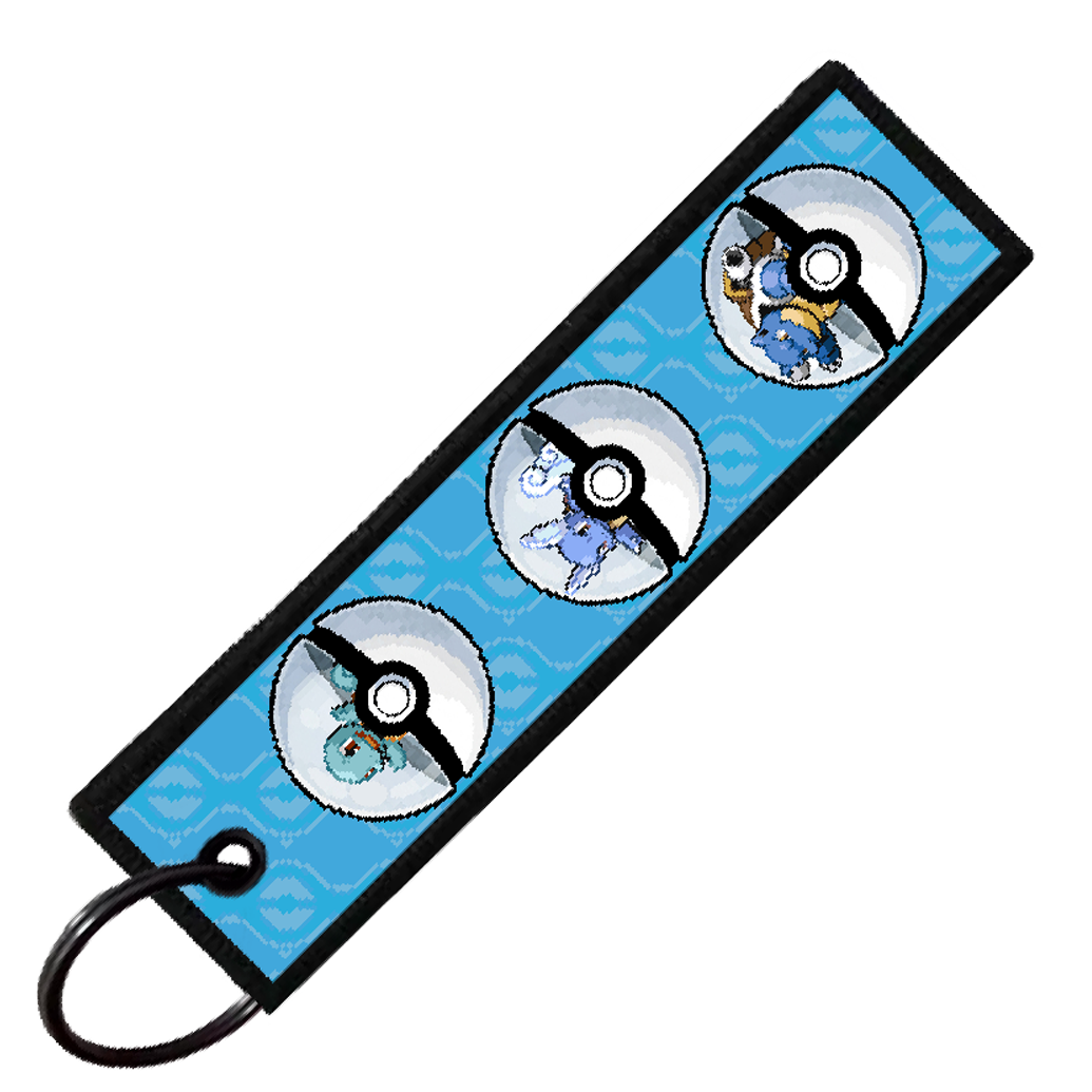 "SQUIRTLE POKEBALL EVO" CUSTOM KEY TAG