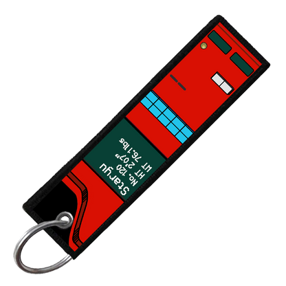 "STARYU POKEDEX" CUSTOM KEY TAG