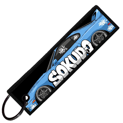 "MK4 SUPRA GRAFFITI GARAGE" Custom Key Tag