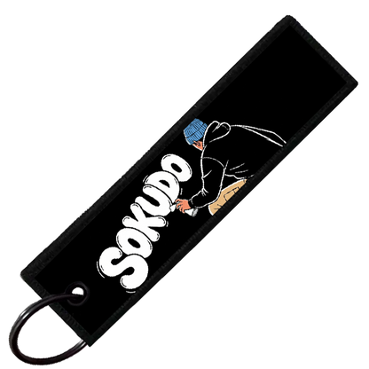 "MK4 SUPRA GRAFFITI GARAGE" Custom Key Tag