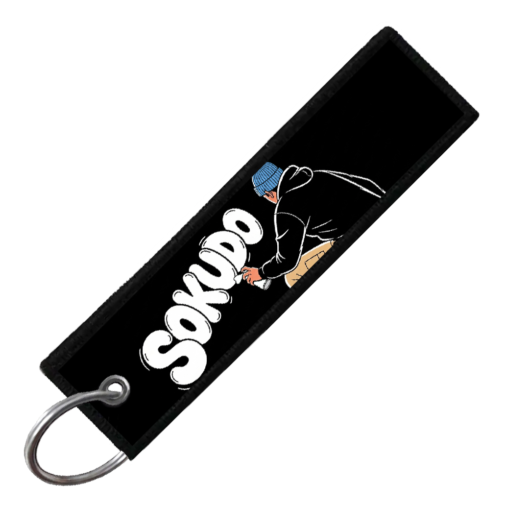 "MK4 SUPRA GRAFFITI GARAGE" Custom Key Tag