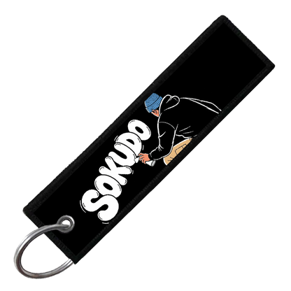 "MK4 SUPRA GRAFFITI GARAGE" Custom Key Tag