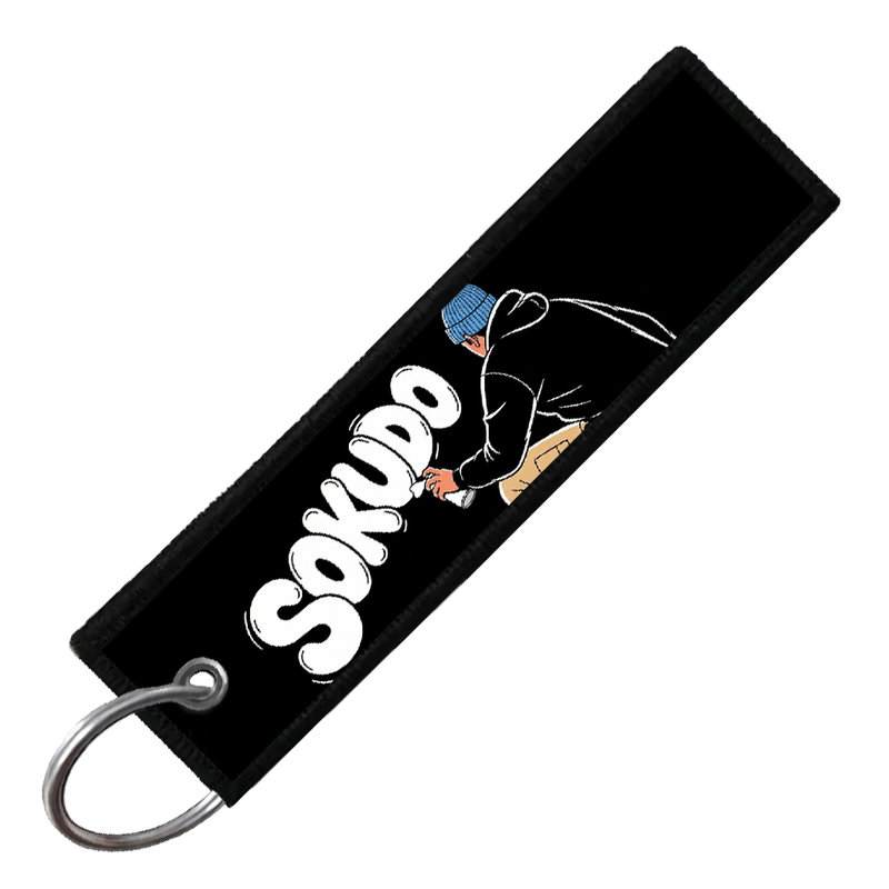 "MK4 SUPRA GRAFFITI GARAGE" Custom Key Tag