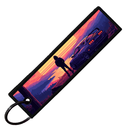 "SUPRA SLAMMED SUNSET" CUSTOM KEY TAG